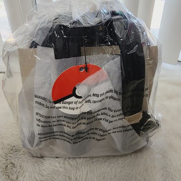 NEW Loungefly Pokémon Starters Exclusive Black Mini Backpack LF - Picture 6 of 8